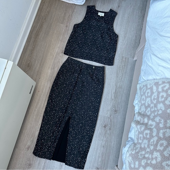 Nanushka Silk Wrap Set - Splatter Design - Picture 2 of 14